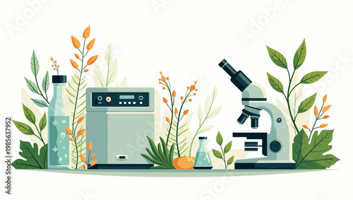 A calming and minimalist botanical illustration featuring lush green leaves and a soft teal background. Ideal for wellness branding, nature-themed des