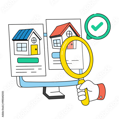 Premium download icon of home relocation