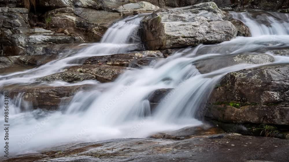 custom made wallpaper toronto digitalSlow-shutter time-lapse of the silky stream flowing over rocks