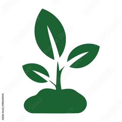 Creative Green Planet and Earth Day Symbols