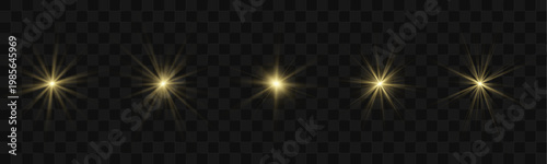 Sun symbol collection with elegant rays and symmetry vector