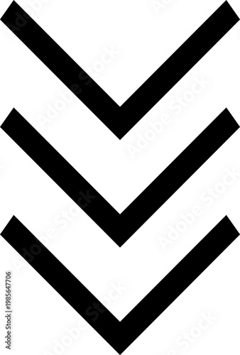 Swipe down icon set. Arrow down button symbol. Swipe down icons for social media stories. Scroll down pictogram.