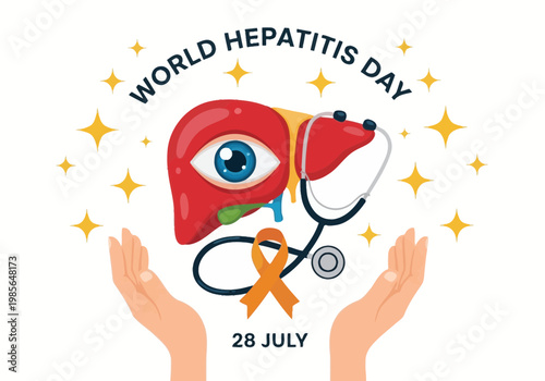 World hepatitis day awareness graphic