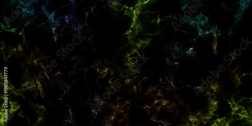 Panorama night sky star on dark background. Universe cosmos with stars, nebula and galaxy with lighting smoke texture.