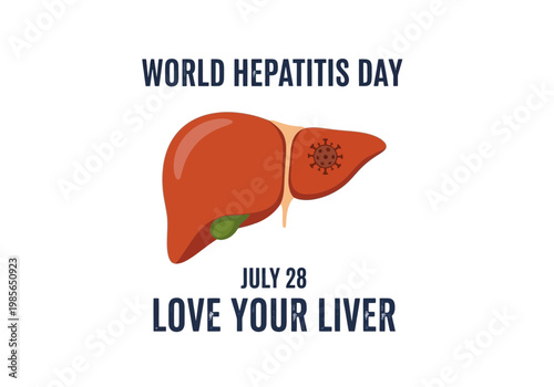 World hepatitis day awareness poster