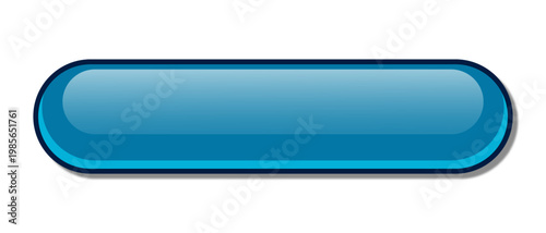 Click button. Click button vector web button. Blue button. Click button icon. UI button concept. Vector illustration