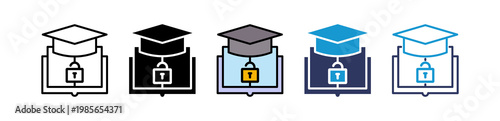 Education Access multiple icon