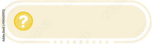 Question Mark Crayon Frame