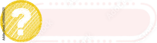 Question Mark Crayon Frame