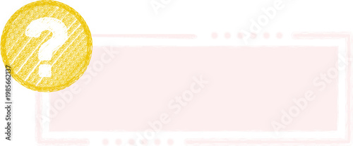 Question Mark Crayon Frame