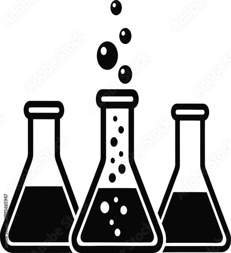 Three stylized hourglasses with different sand configurations Vector