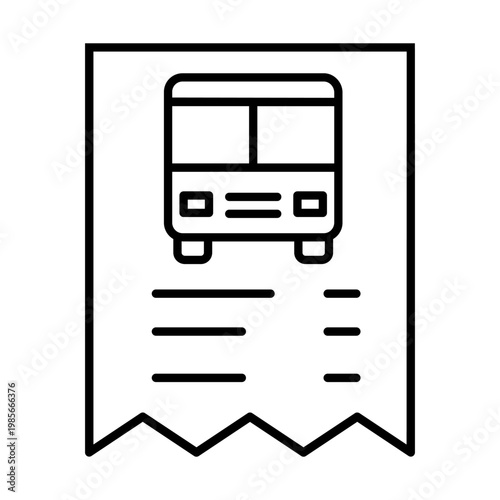 Bus icon vector. Public transport Illustration sign. Bus stop symbol. Bus station logo. Bus route web icon.