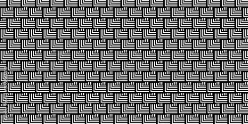 seamless pattern with white line stripes square fabric textile cloth line texture background.