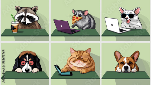 A stylized illustration depicting a gorilla reaching towards a green surface. This image conveys curiosity and exploration, perfect for concepts of di