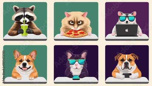 A minimalist illustration of a ginger cat peacefully resting on a light-colored cushion. Ideal for calming content, pet-related advertising, or a cozy