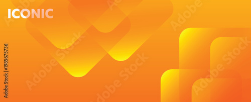 Geometric shapes on orange color background Abstract shape background. design element and abstract geometric background. diagonal line geometry tech abstract background