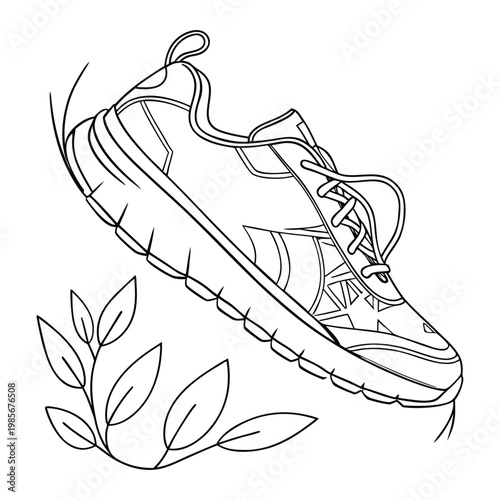 A sleek running shoe featuring a bold recycle symbol, blending performance with sustainability. Designed for comfort and eco-conscious style, perfect for runners who care about the planet.
