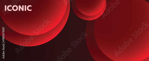 Abstract glowing circle lines on dark background. Abstract line gradient background vector. vibrant perspective line wave in motion. design for social media, flyer, music, product, ads cover, banner