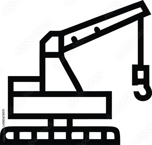 Modern Crawler Crane Heavy Lifting Machinery for Dynamic Construction Site Operations