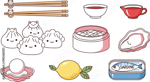 Young man character vector set with different poses, holding heart, welcoming gesture and casual outfit modern lifestyle illustration collection