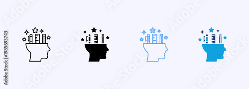 Creativity Icon Set Multistyle Various Collection Element For Design