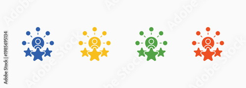 Soft Skill Icon Set Color Multiple Style Collection Element For Design
