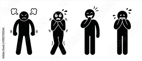 A Dynamic Visual Spectrum of Human Emotions Displayed Through Expressive Stick Figure Icons