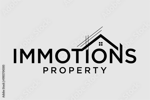 Immotions Property Logo Design.
