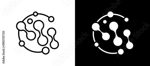 Probiotics lineglyph icon