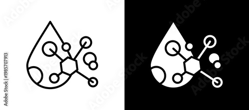 Amino Acids lineglyph icon