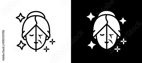 Anti Aging lineglyph icon