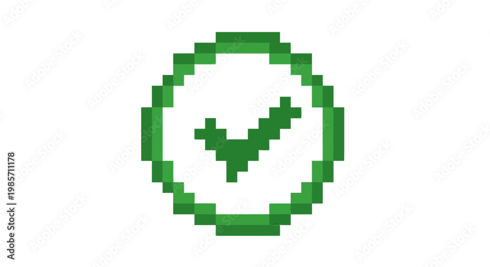 Obraz premium Green Checkmark Icon.