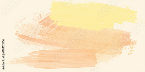 Antique brush strokes and paint on aged brown parchment with a grunge textured surface