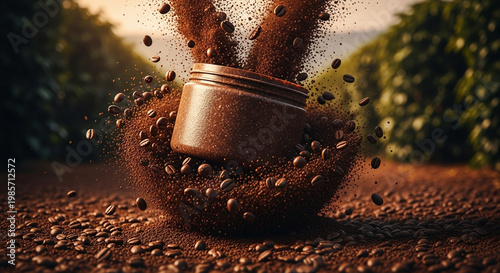 Daily beauty regimen for deep body cleansing to combat environmental stress and maintain vitality with antioxidant rich roasted coffee extract body scrub