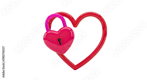 Heart Lock Symbol