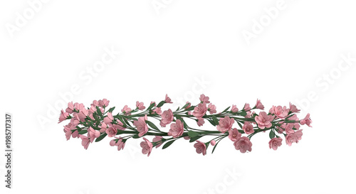Pink Cherry Blossom Garland