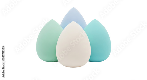 Set of Pastel Makeup Sponges