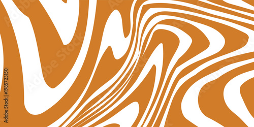 Vector Seamless Pattern with Flowing Salted Caramel. Abstract Sweet Texture. Creative Food Background for Packaging Design and Advertisement. Eps 10 vector