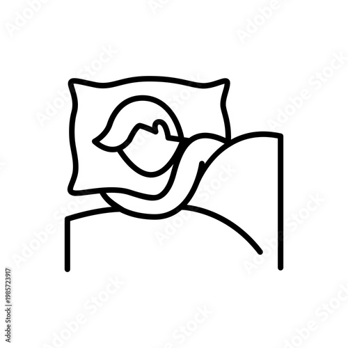 Sleep Quality Restful Night Icon
