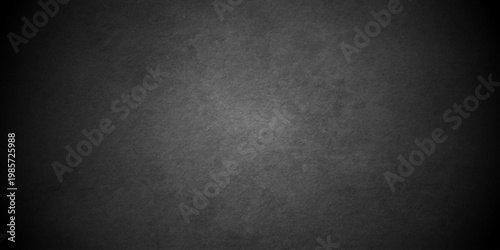 Dark black old wall paper grunge background. black blackboard and chalkboard texture. Dark black concrete wall texture element vintage grunge charcoal paint rough, distress backdrop background.