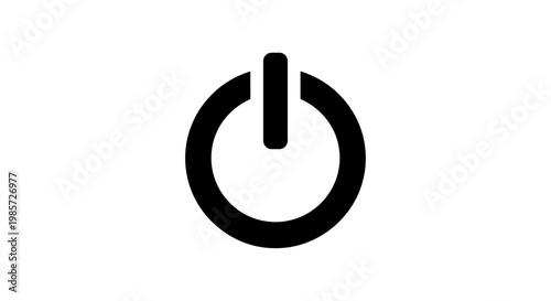 Power button symbol icon.