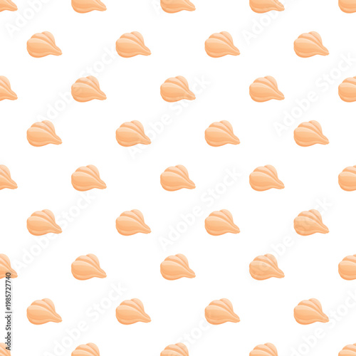 Georgian khinkali dumplings seamless pattern background design