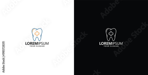 dental care logo vector design logo