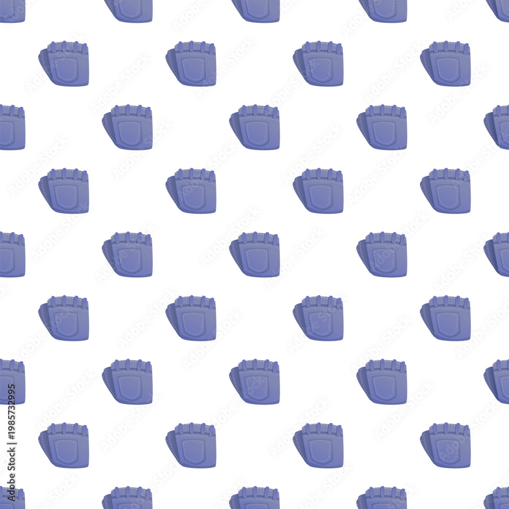 Fototapeta premium Blue denim jeans pockets creating a modern fabric repeat pattern