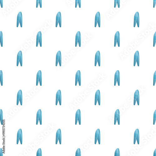 Blue clothes pegs creating a repeating pattern for laundry and household concepts