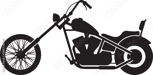 Custom Chopper Long Fork Silhouettes
