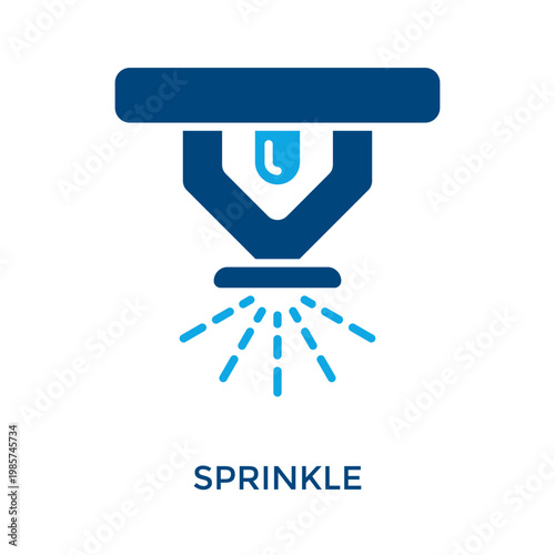 Sprinkle Icon Dual Tone Style. Vector Illustration For Graphic Design