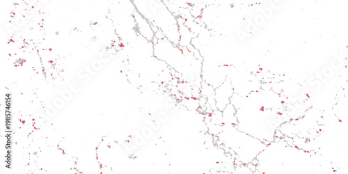 A vibrant red paint splashes background featuring a grunge watercolor texture with artistic ink splatters and liquid blood stains on a decorative paper pattern illustration