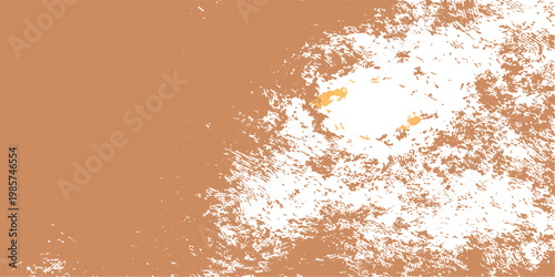 Old paper texture and abstract grunge background with brown rust circles on a dirty metal wall pattern