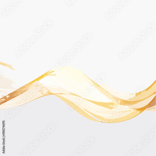 Abstrakte Lichtwellen fließen sanft durch das Bild und erzeugen eine elegante, fast schwerelose Bewegung